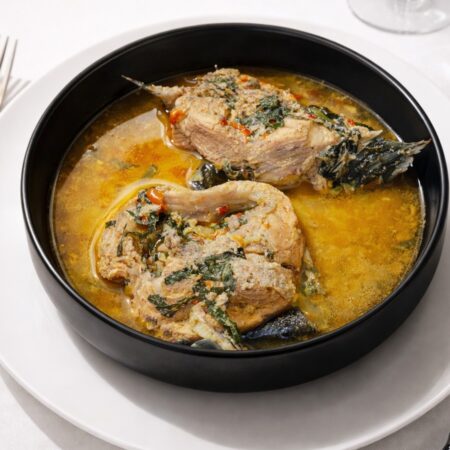 Egusi Peppersoup w/ Fish